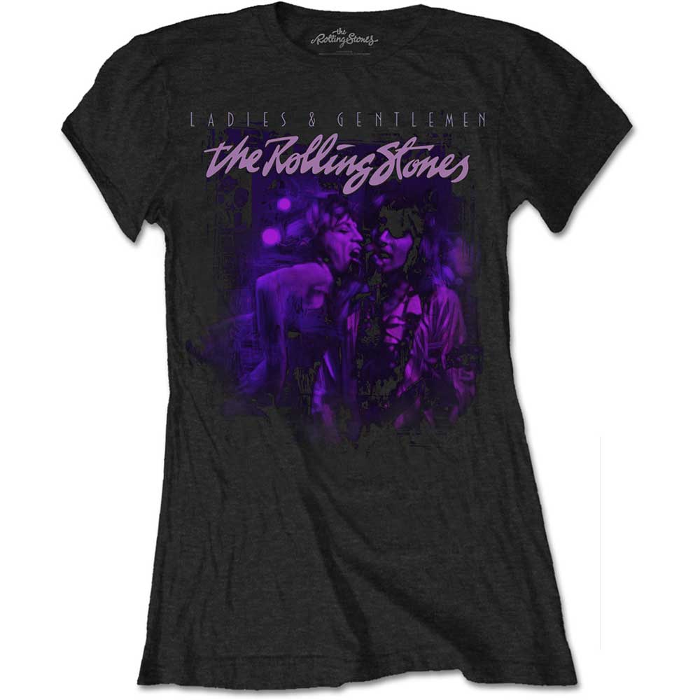 Tričko The Rolling Stones - Mick & Keith Together, Žena,Čierna,XXL
