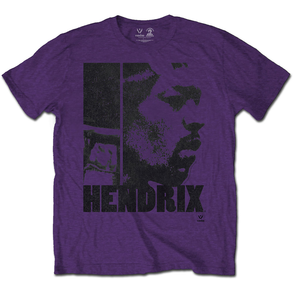 Tričko Jimi Hendrix - Let Me Die, Unisex,Fialová,XXL