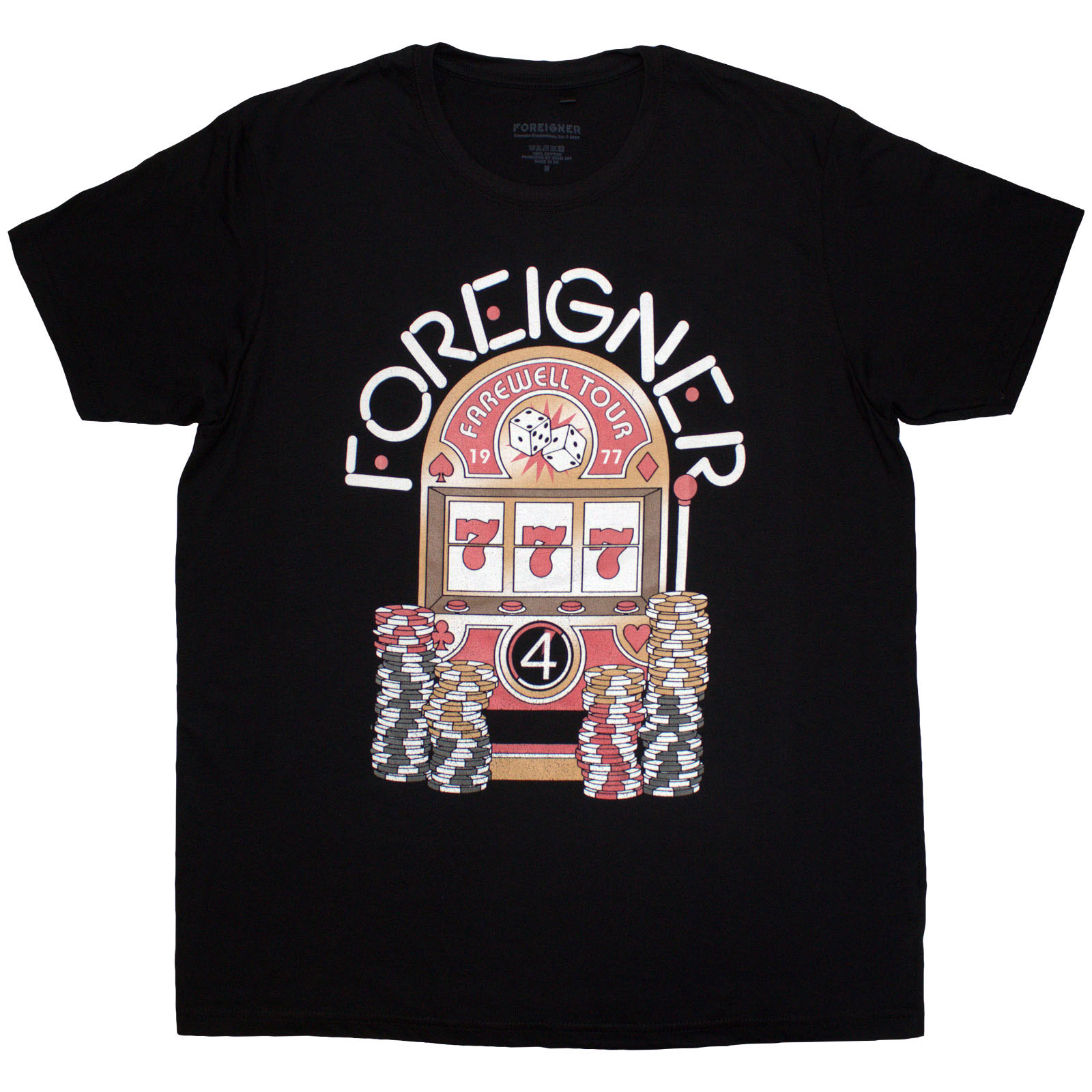 Tričko Foreigner - Farewell Tour, Unisex,Čierna,XXL