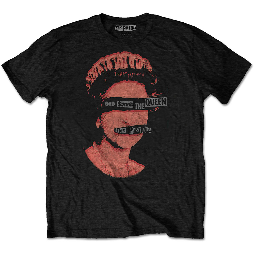 Tričko Sex Pistols - God Save The Queen, Unisex,Čierna,XXL