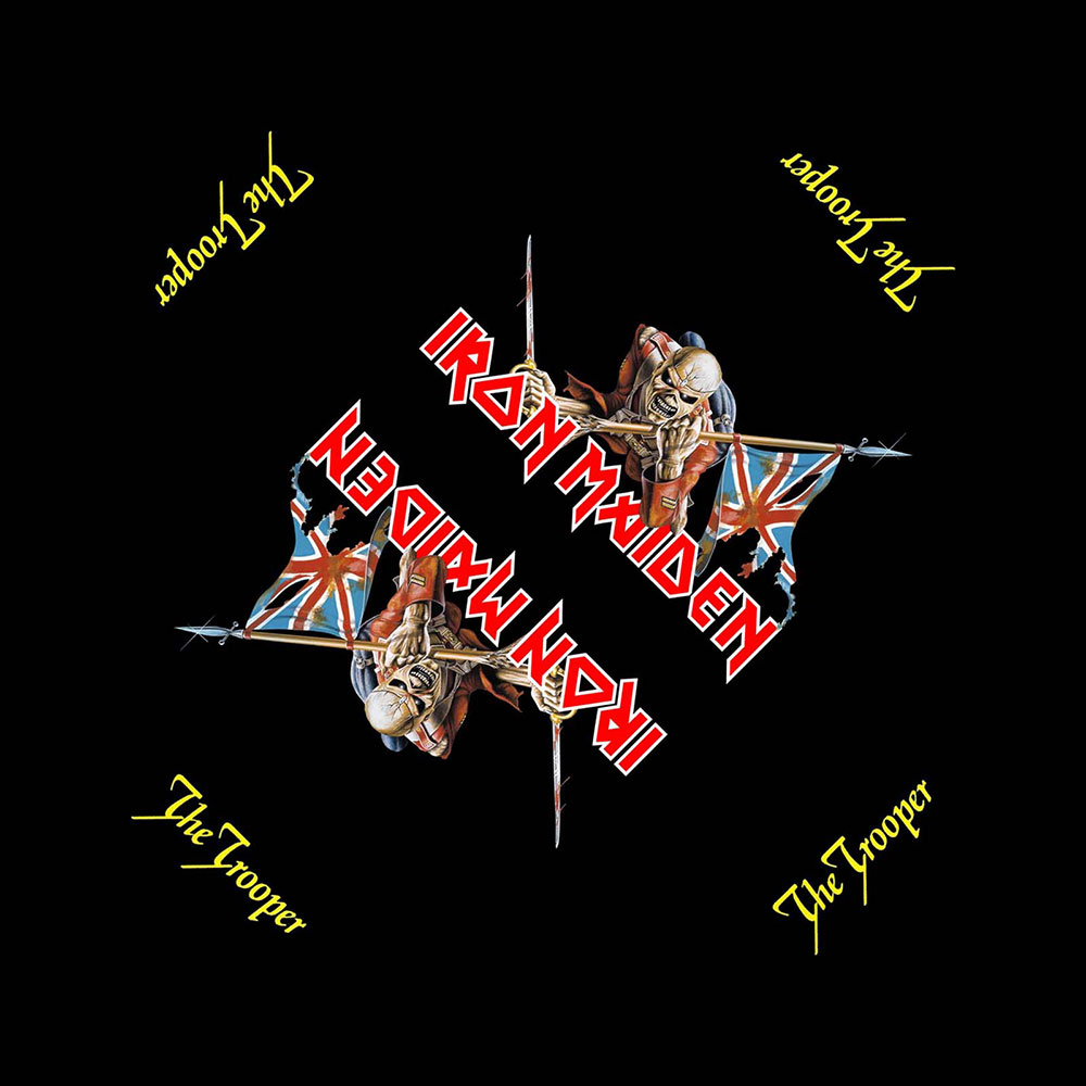 Šatka Iron Maiden - The Trooper, Unisex,Čierna,Univerzálna