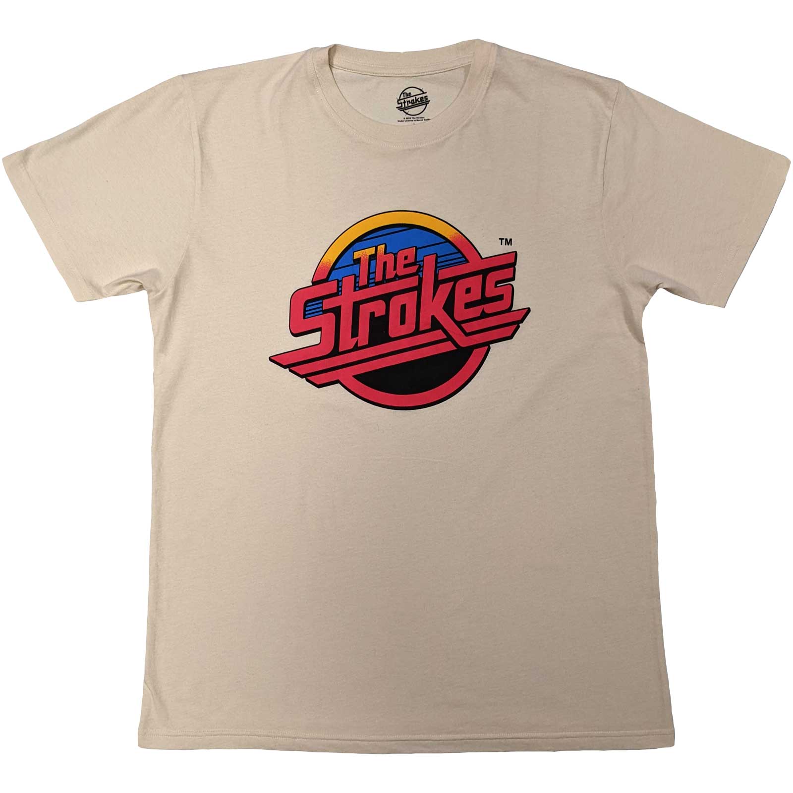 Tričko The Strokes - Red Logo, Unisex,Natural,XXL