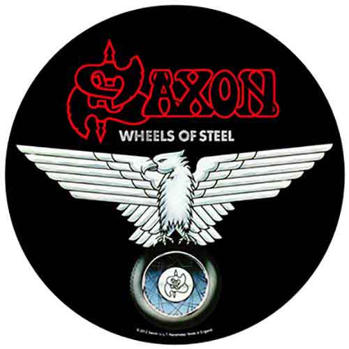 Nažehlovačka SAXON - Wheels of Steel