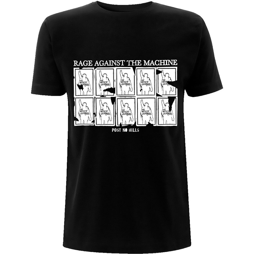 Tričko Rage Against the Machine - Post No Bills, Unisex,Čierna,XXL
