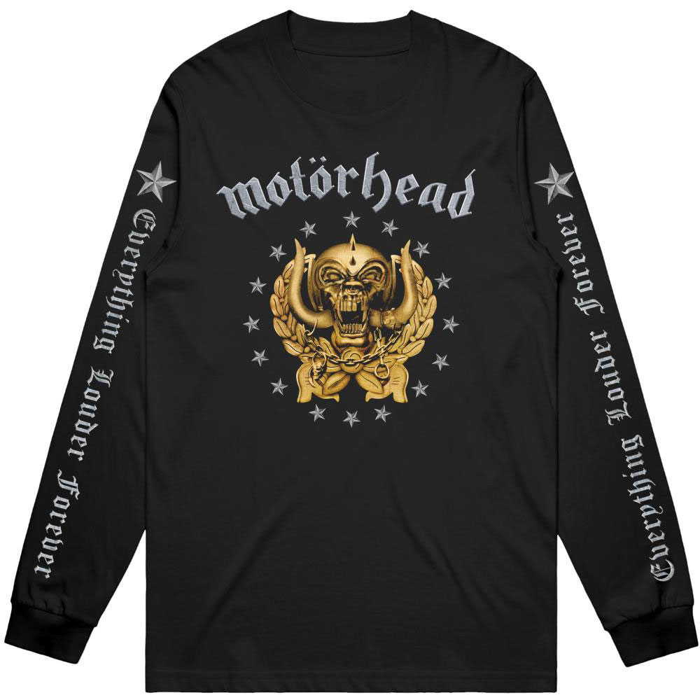 Tričko s dlhým rukávom Motörhead - Everything Louder Forever, Unisex,Čierna,XL