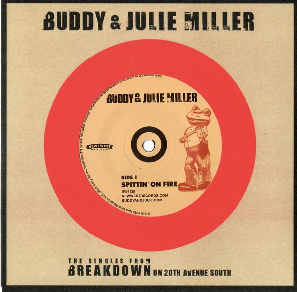 Vinyl Buddy & Julie Miller - SPITTIN ON FIRE/WAR CHILD