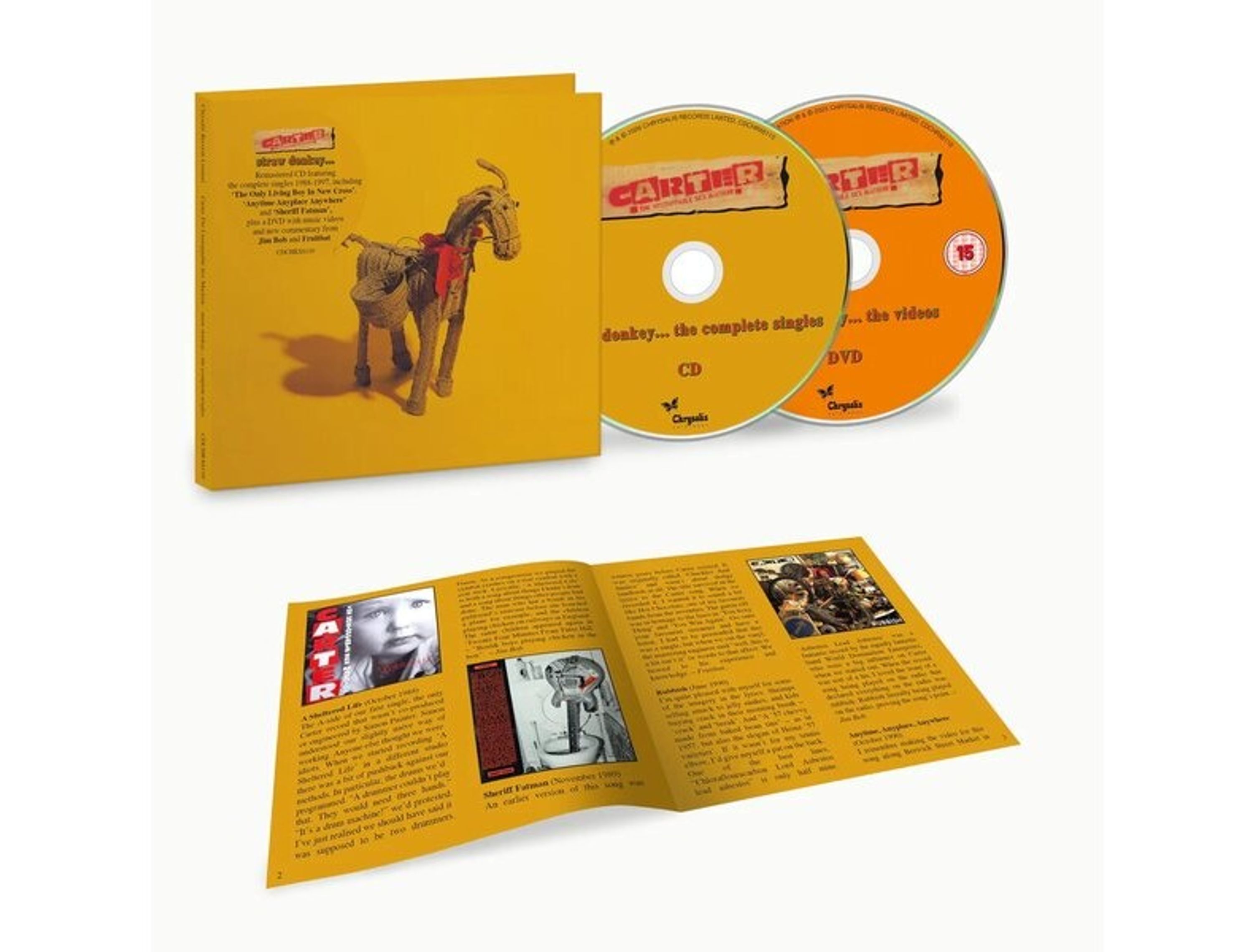 CD Carter the Unstoppable Sex Machine - STRAW DONKEY... THE COMPLETE SINGLES