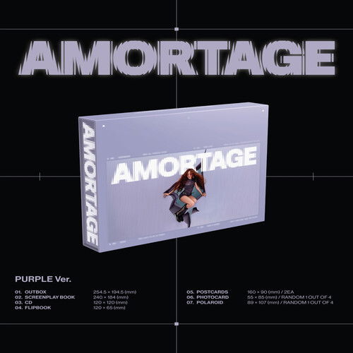 CD Jisoo - AMORTAGE (LIMITED CD BOX - BLACK/FADE)