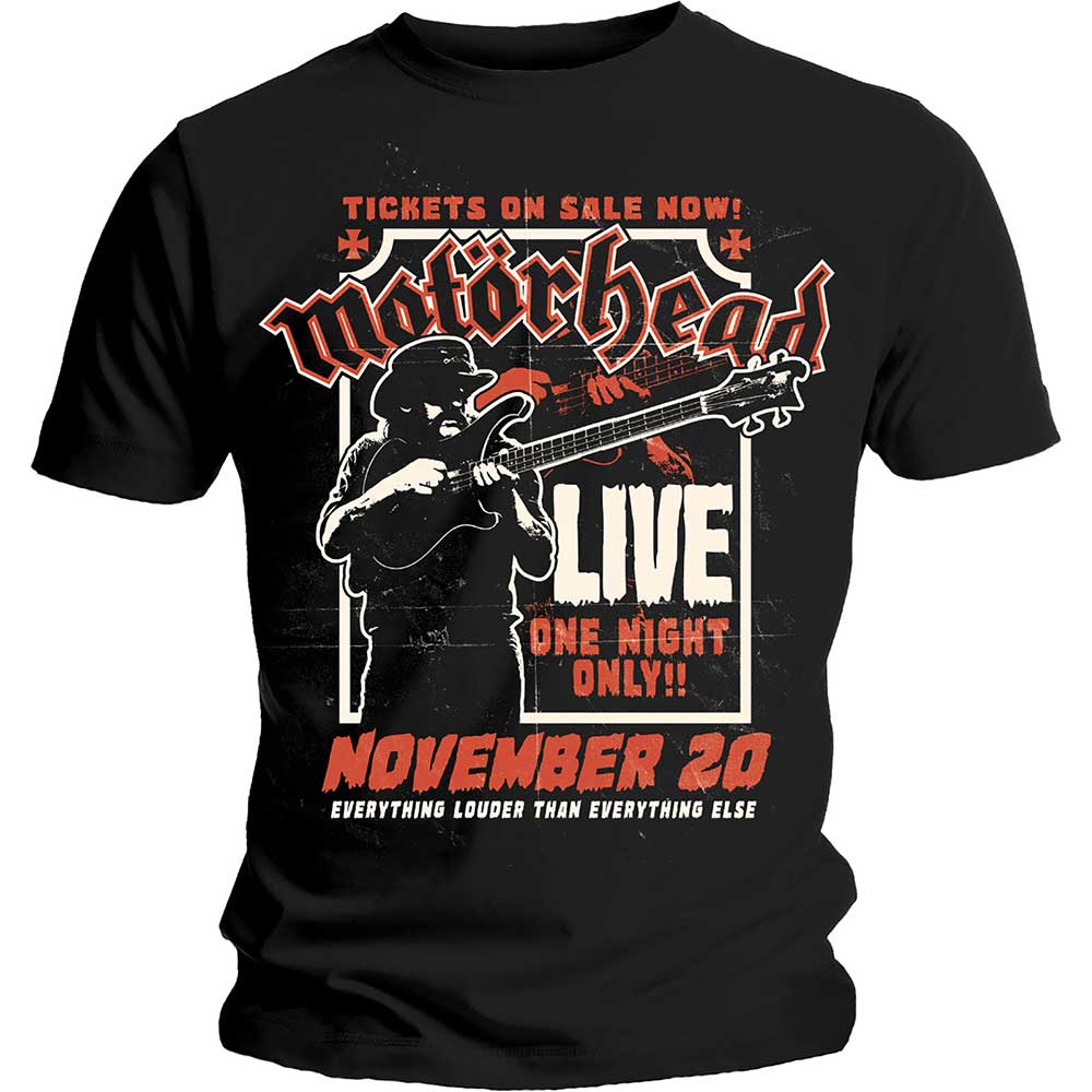 Tričko Motörhead - Lemmy Firepower, Unisex,Čierna,L