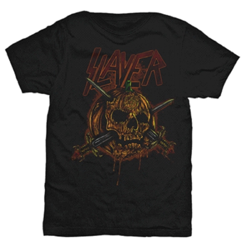 Tričko Slayer - Skull Pumpkin, Unisex,Čierna,XXL