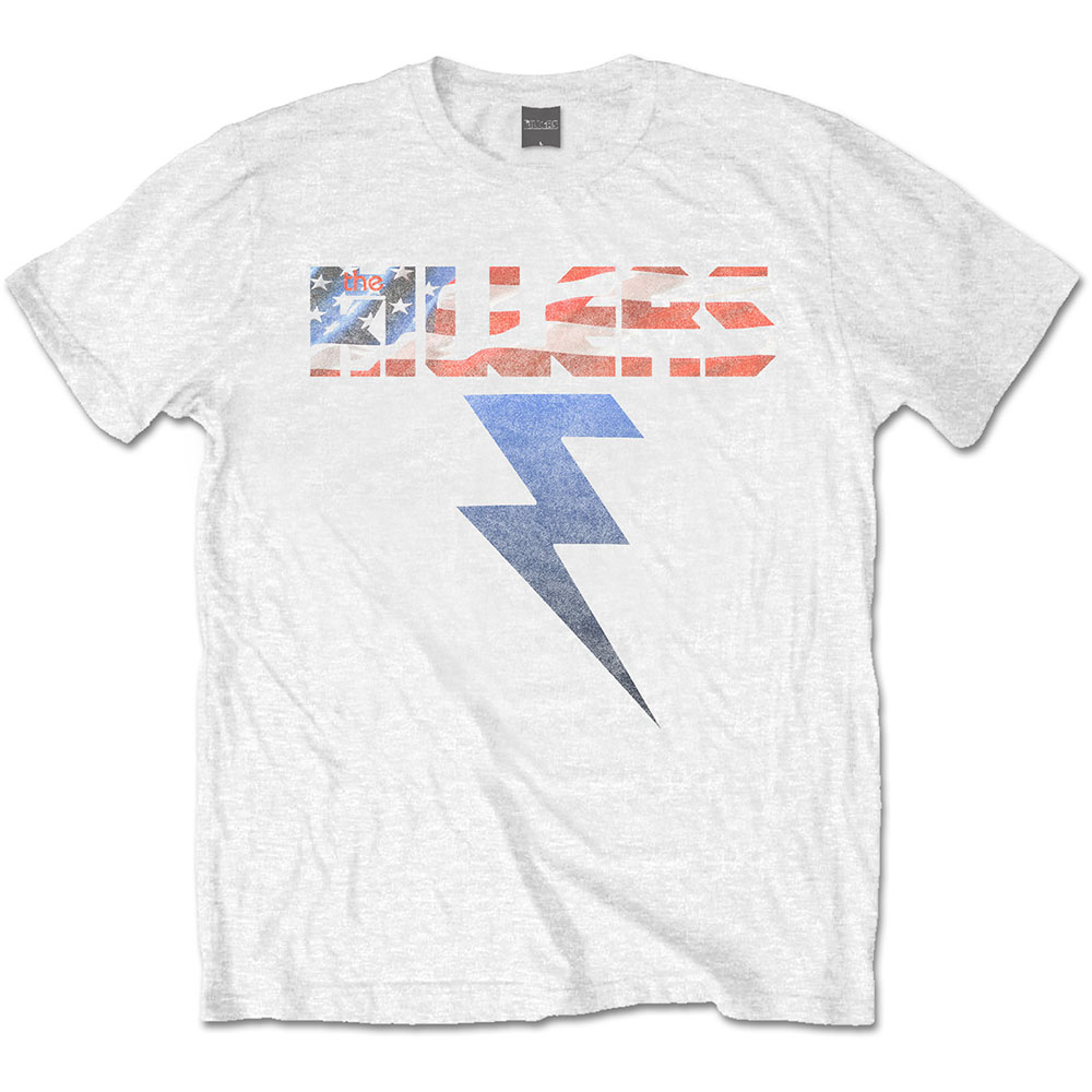 Tričko The Killers - Bolt, Unisex,Biela,XXL