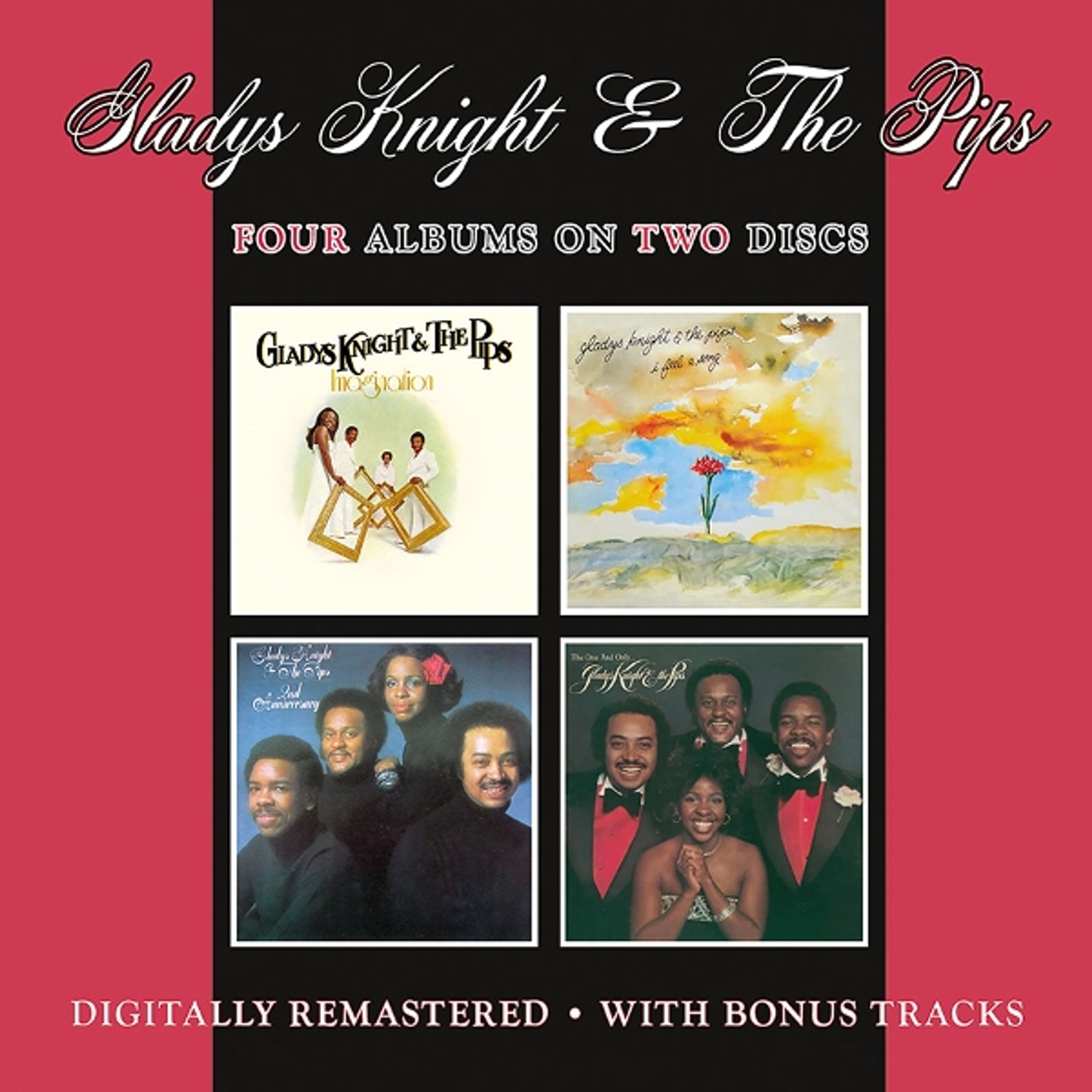 CD Gladys Knight & the Pips - IMAGINATION / I FEEL A SONG / 2ND ANNIVERSARY / THE ONE AND ONLY...