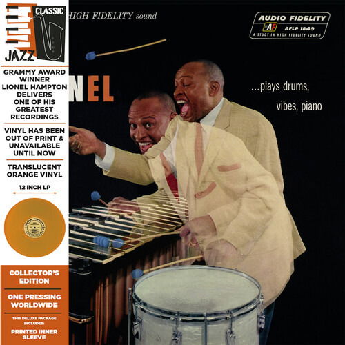 Vinyl Lionel Hampton - LIONEL ... PLAYS DRUMS, VIBES, PIANO