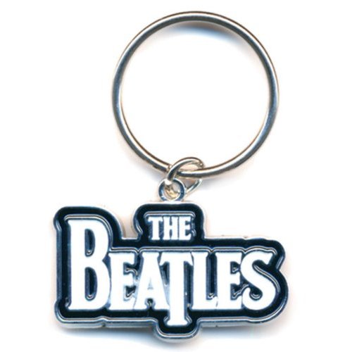 Kľúčenka The Beatles - Drop T Logo (White)