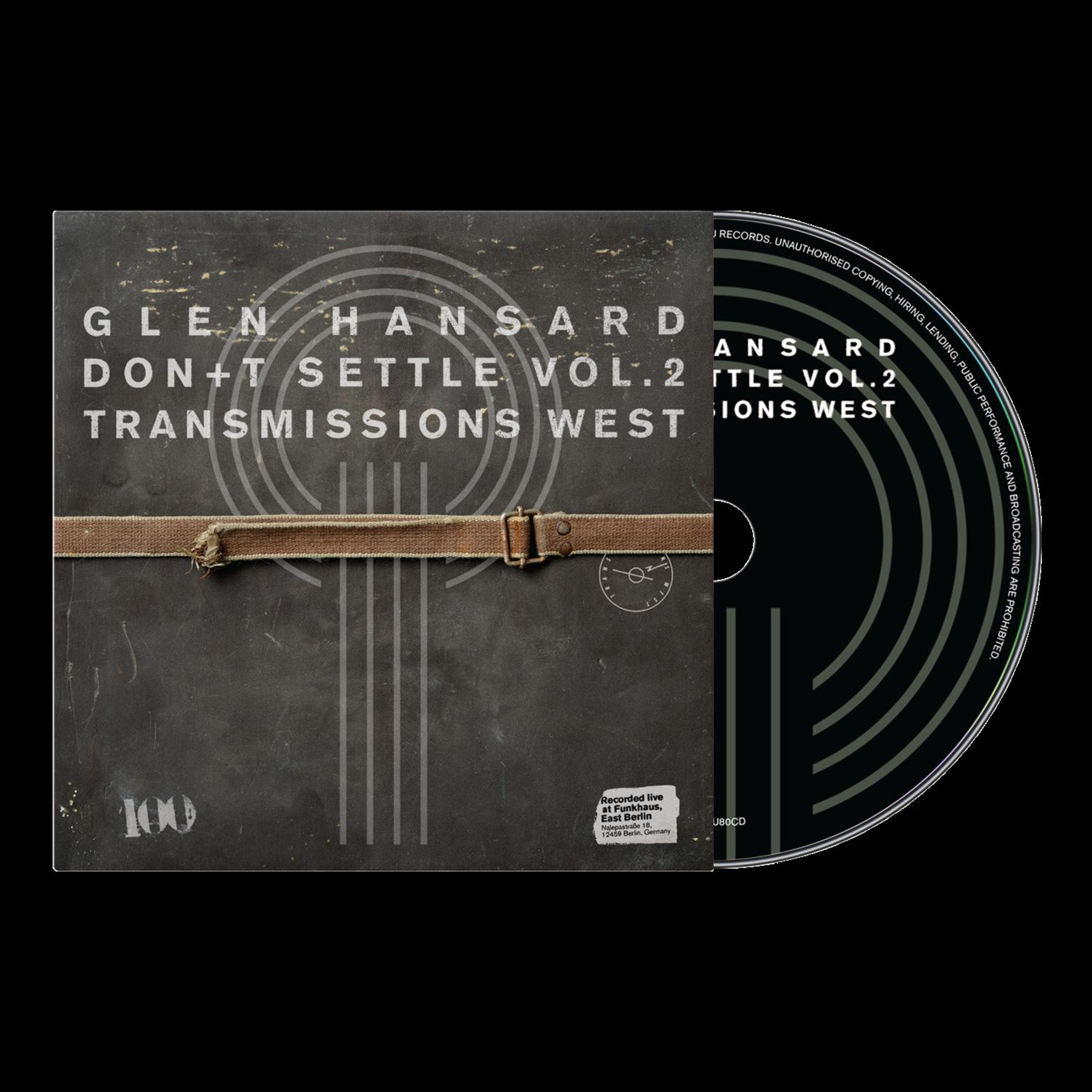 CD Glen Hansard - DON'T SETTLE (VOL. 2 -...