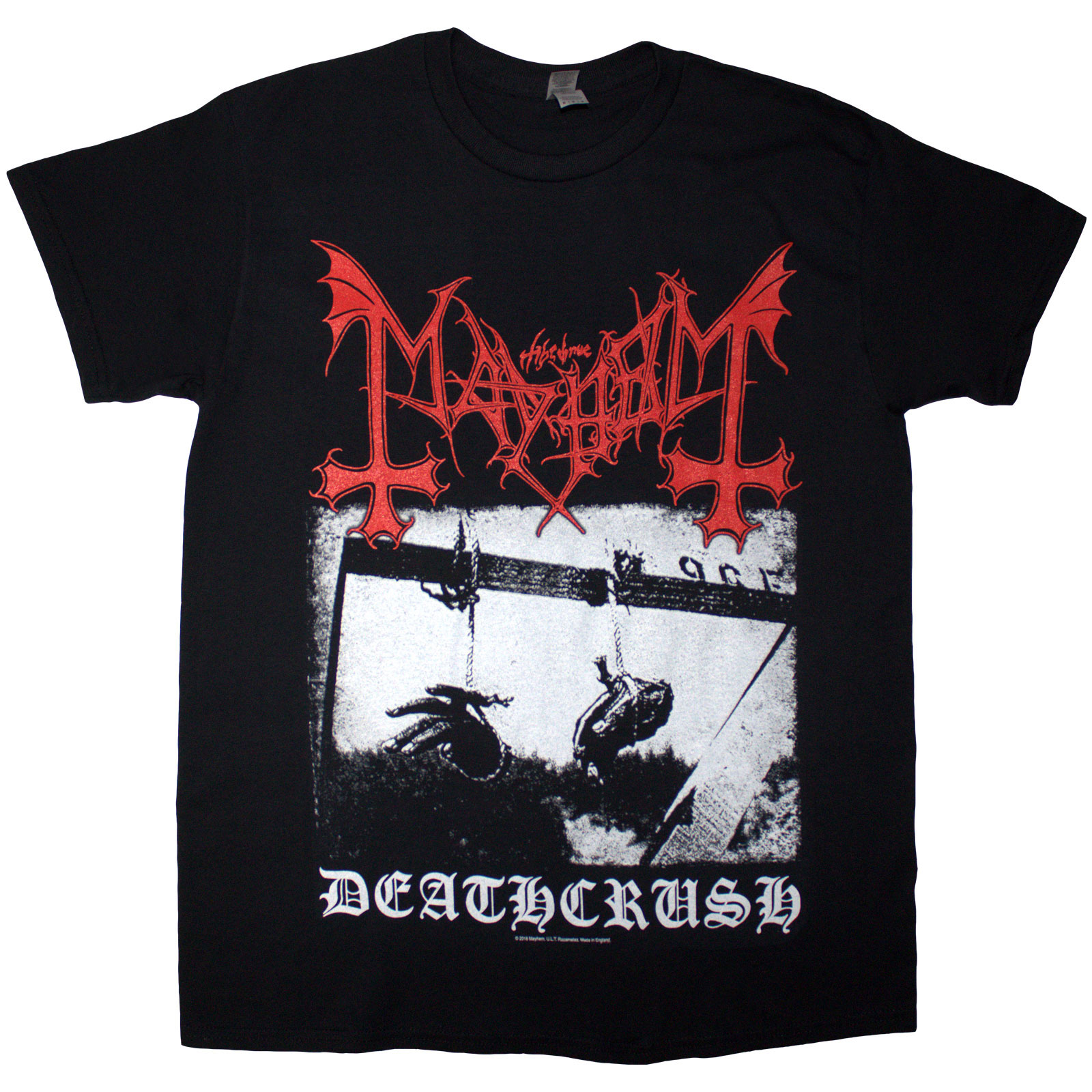 Tričko Mayhem - Deathcrush, Unisex,Čierna,S