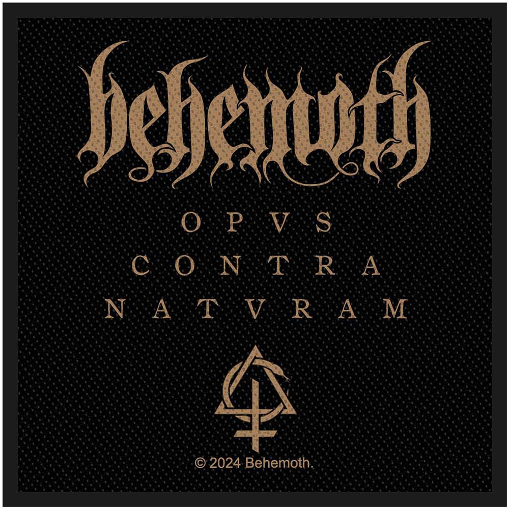 Nažehlovačka Behemoth - Opvs Contra Natvram
