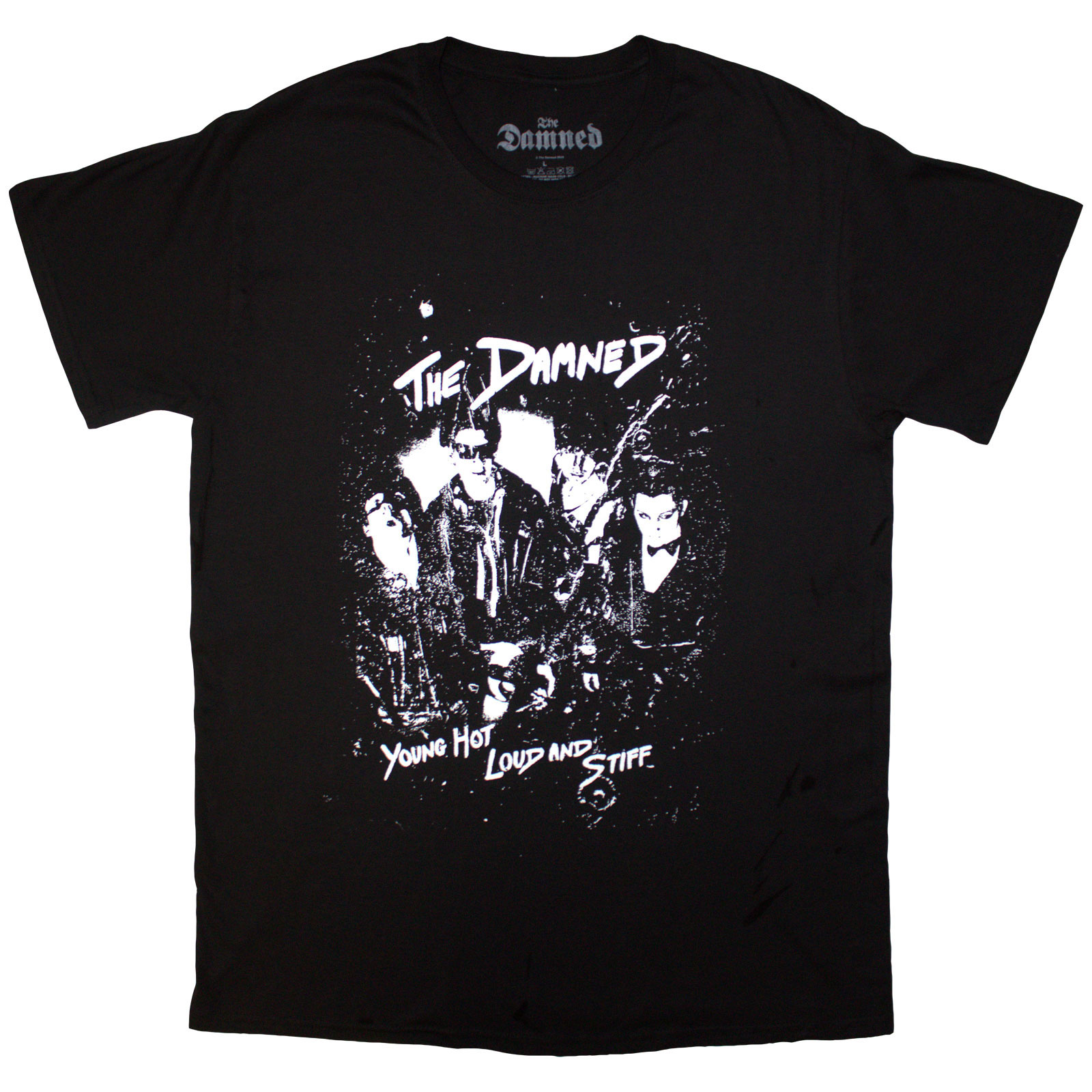 Tričko The Damned - Young Hot Loud & Stiff, Unisex,Čierna,L