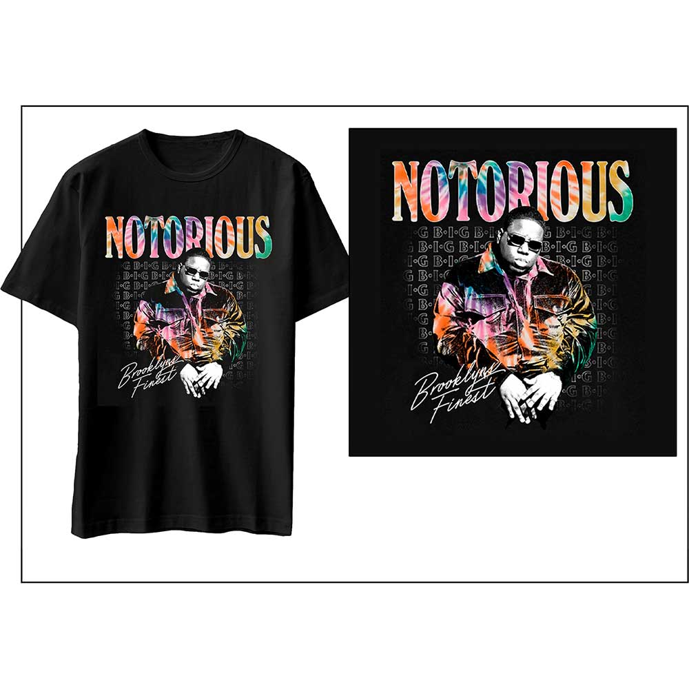 Tričko Biggie Smalls - Brooklyn's Finest, Unisex,Čierna,XL