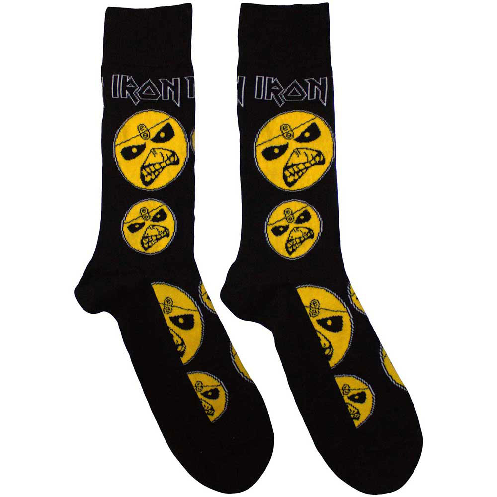 Ponožky Iron Maiden - Piece Of Mind, Unisex,Čierna,UK 4 - 7