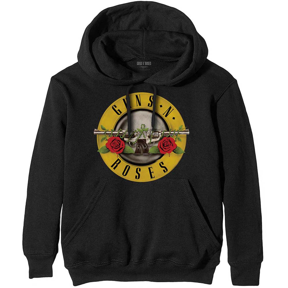 Mikina Guns N’ Roses - Classic Logo, Unisex,Čierna,XXL