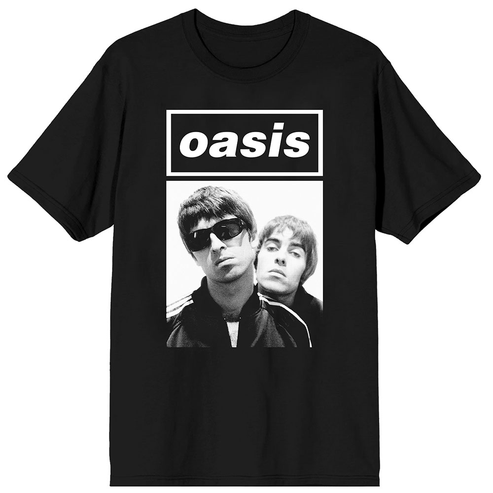 Tričko Oasis - Noel & Liam Boxed Photo, Unisex,Čierna,XXL