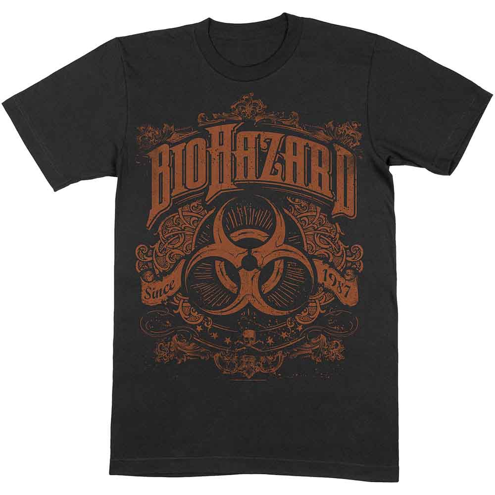 Tričko Biohazard - Since 1987, Unisex,Čierna,S