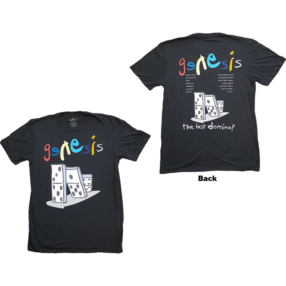 Tričko Genesis - The Last Domino?, Unisex,Čierna,3XL