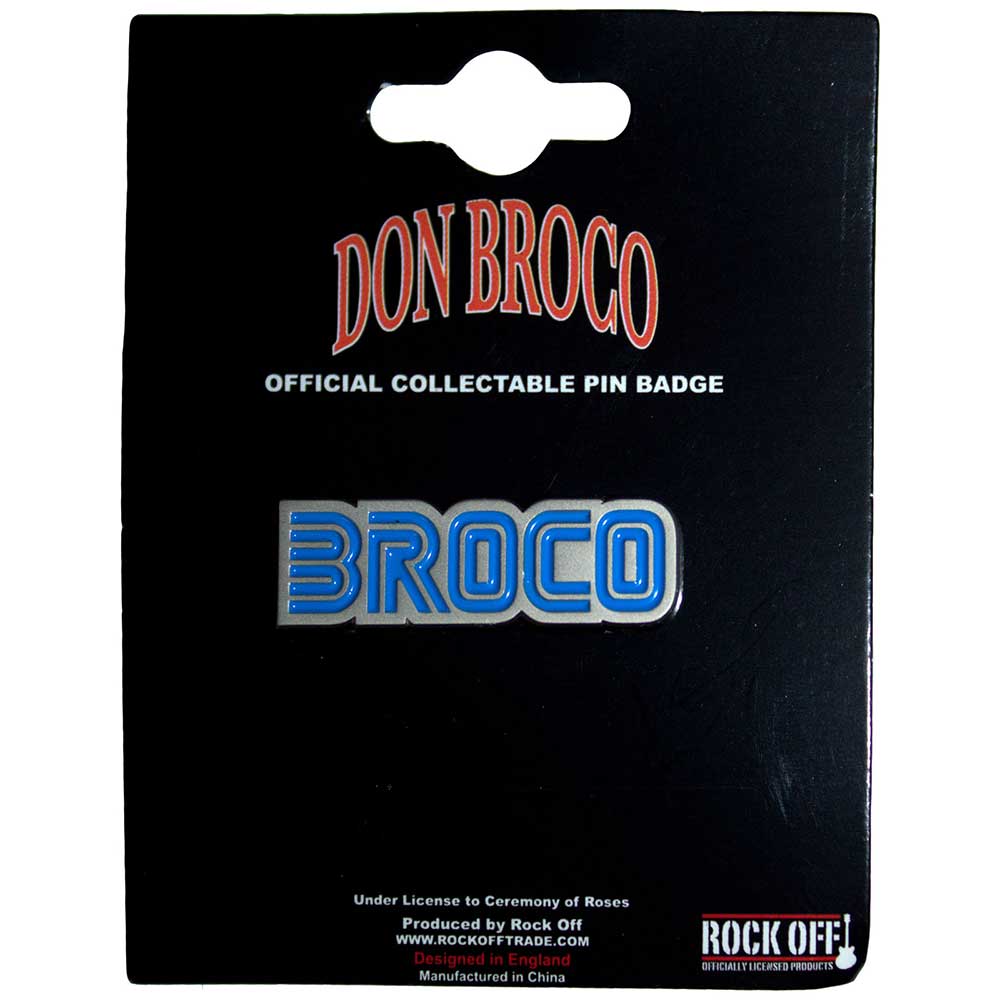Odznak Don Broco - Blue Logo