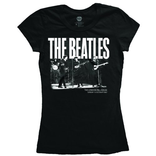 Tričko The Beatles - 1963 The Palladium, Žena,Čierna,XL