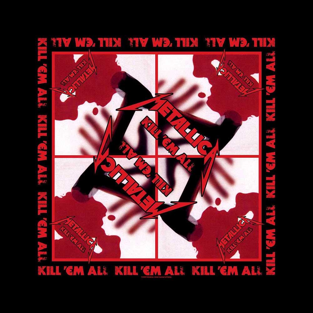 Šatka Metallica - Kill 'Em All, Unisex,Čierna,Univerzálna