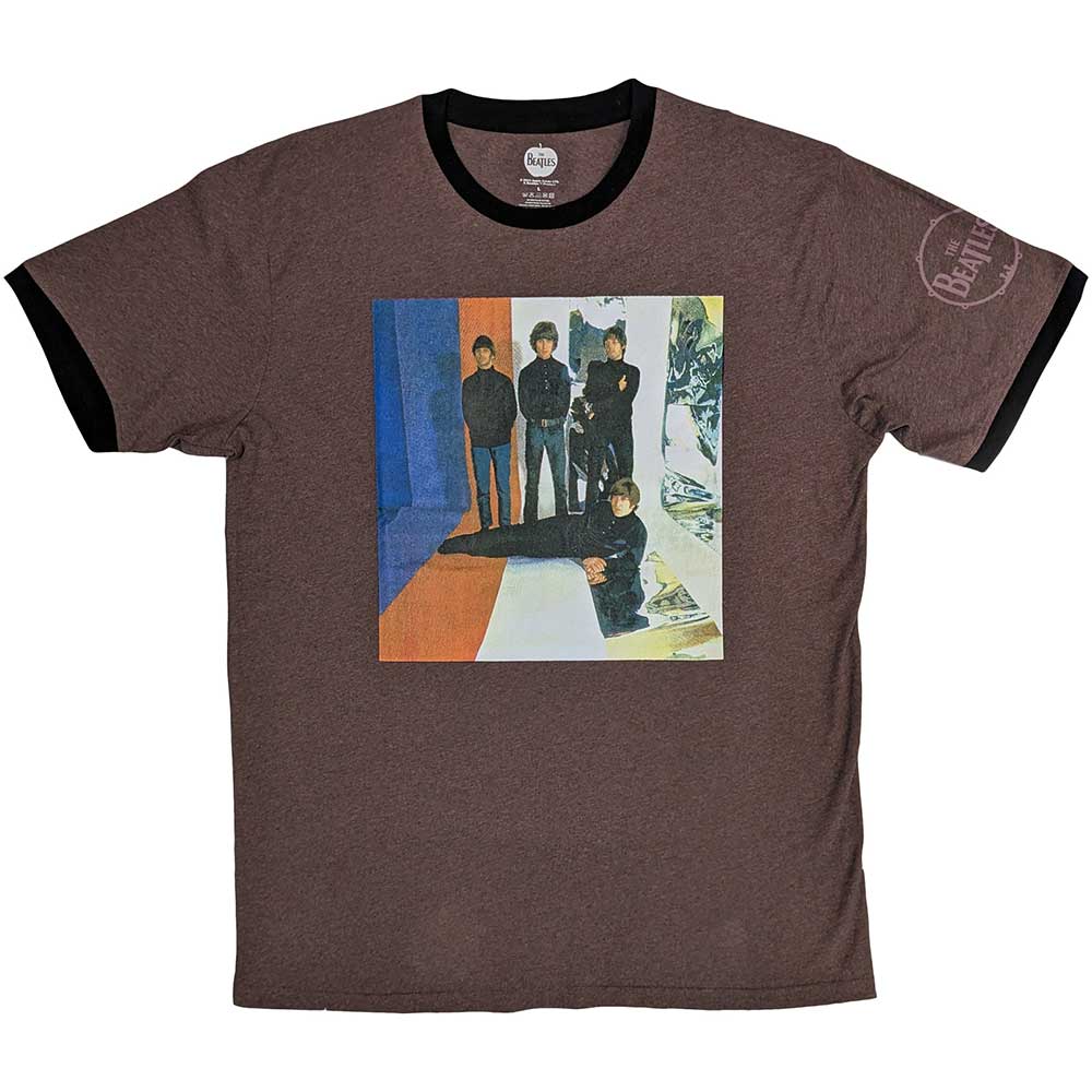 Tričko The Beatles - Stripes, Unisex,Červená,XXL