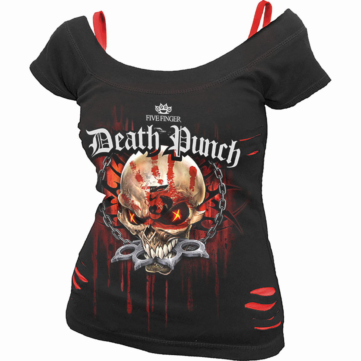 Tričko Five Finger Death Punch - Assassin, Žena,Čierna,S