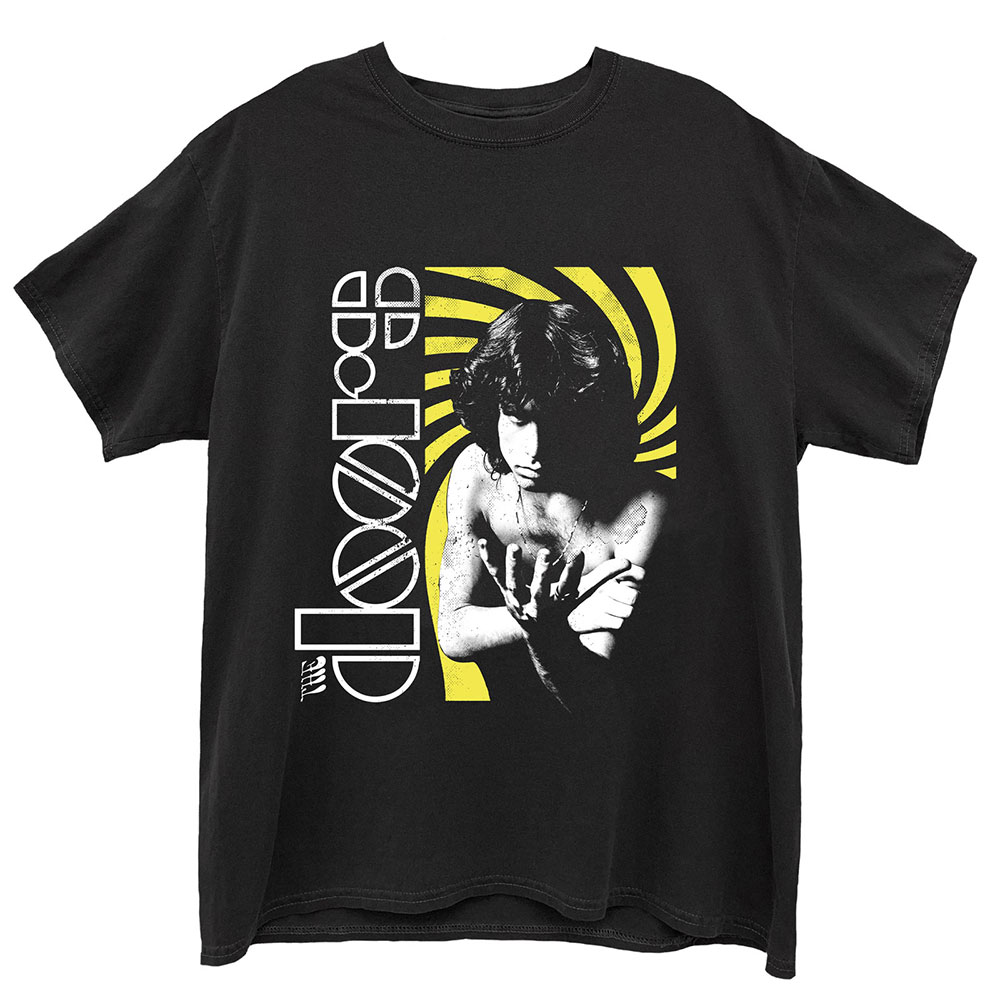 Tričko The Doors - Jim Spinning, Unisex,Čierna,XXL
