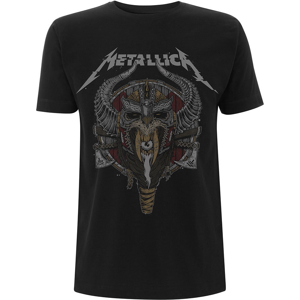 Tričko Metallica - Viking, Unisex,Čierna,XL
