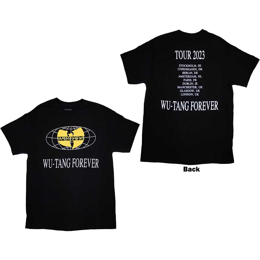 Tričko Wu-Tang Clan - Tour '23 Wu-Tang Forever, Unisex,Čierna,XXL