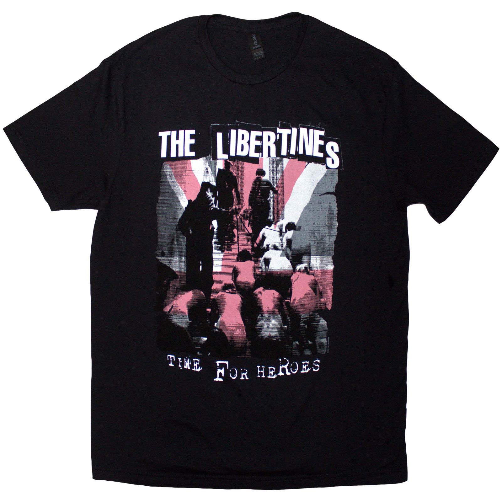 Tričko The Libertines - Time For Heroes Flag, Unisex,Čierna,XXL