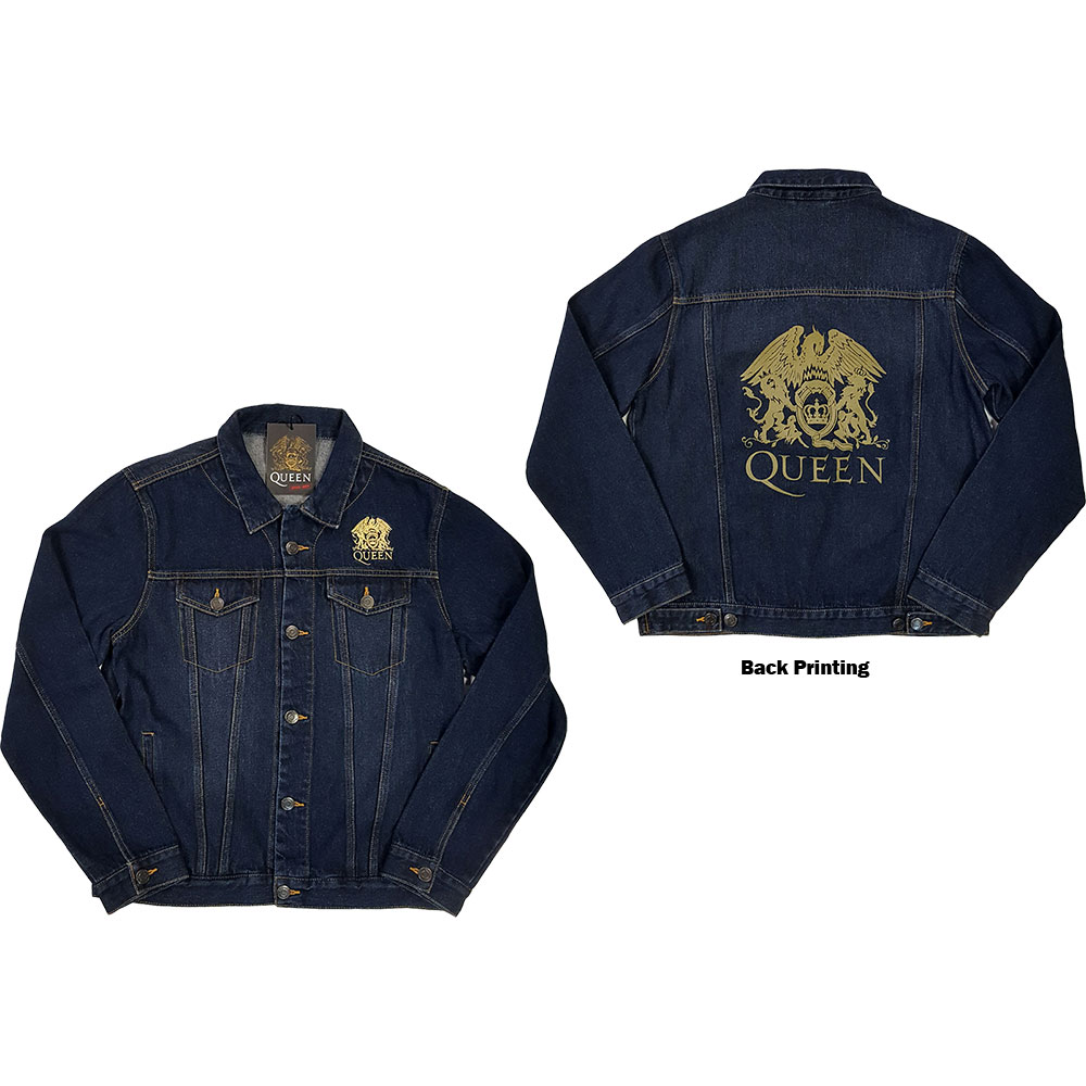 Bunda Queen - Classic Crest, Unisex,Modrá,XXL