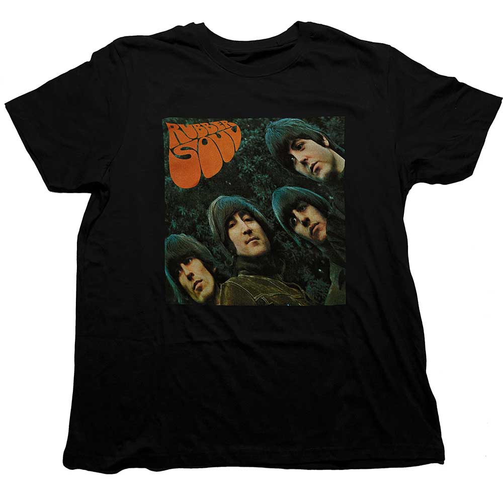 Tričko The Beatles - Rubber Soul Album Cover, Unisex,Čierna,XXL