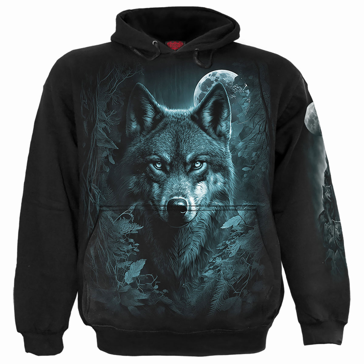 Mikina Spiral Stairs - Forest Guardians, Unisex,Čierna,M