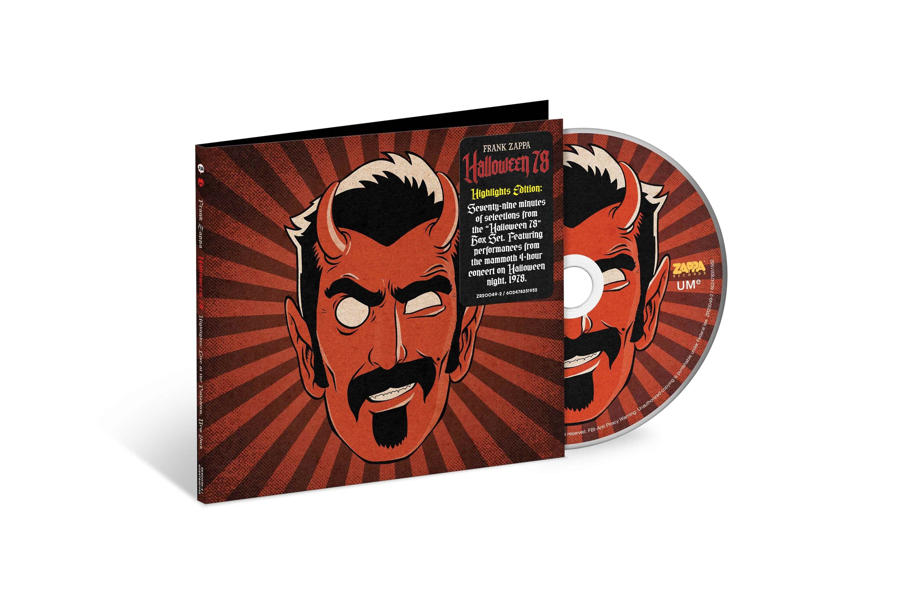 CD Frank Zappa - HALLOWEEN 1978