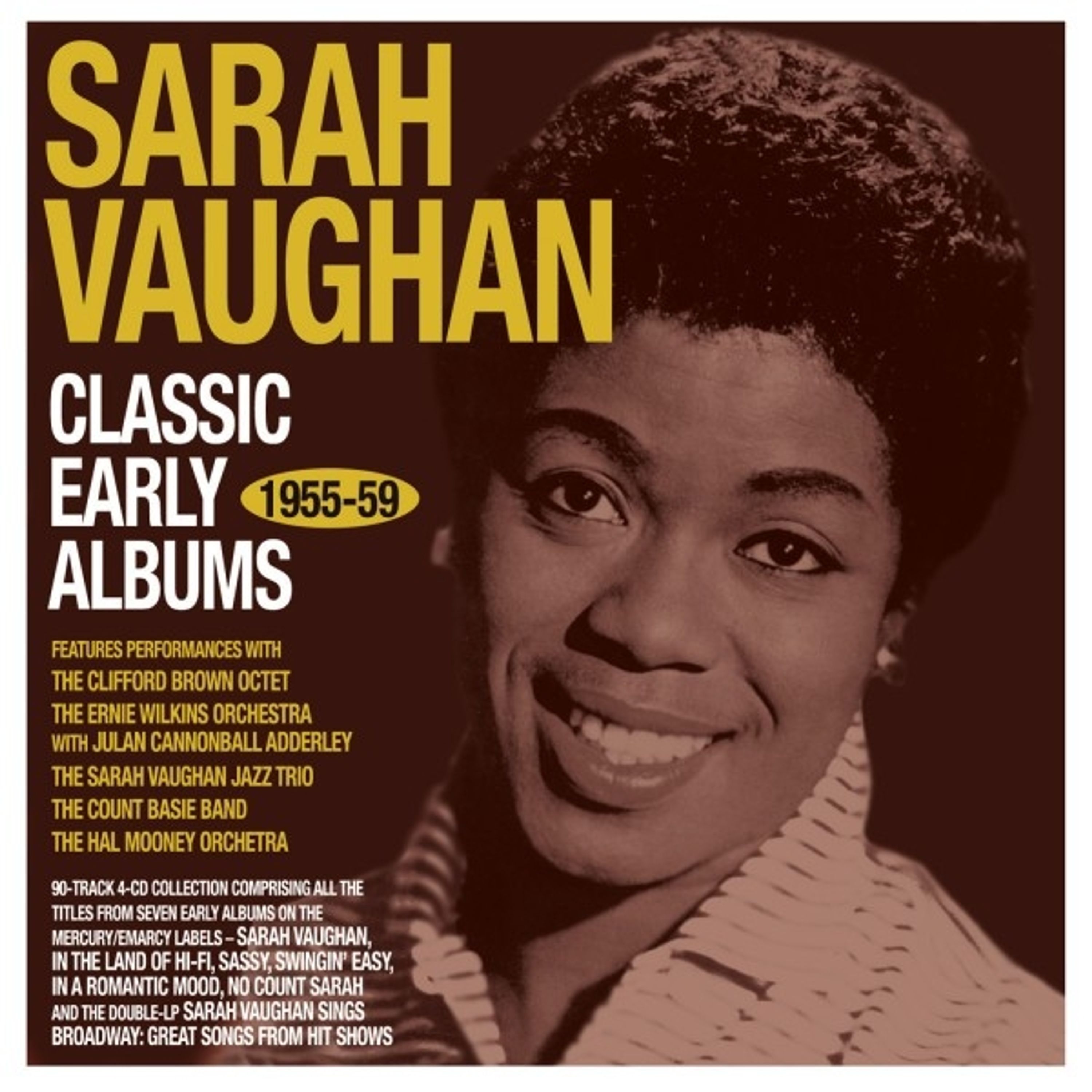 CD Sarah Vaughan - CLASSIC EARLY ALBUMS 1955-59