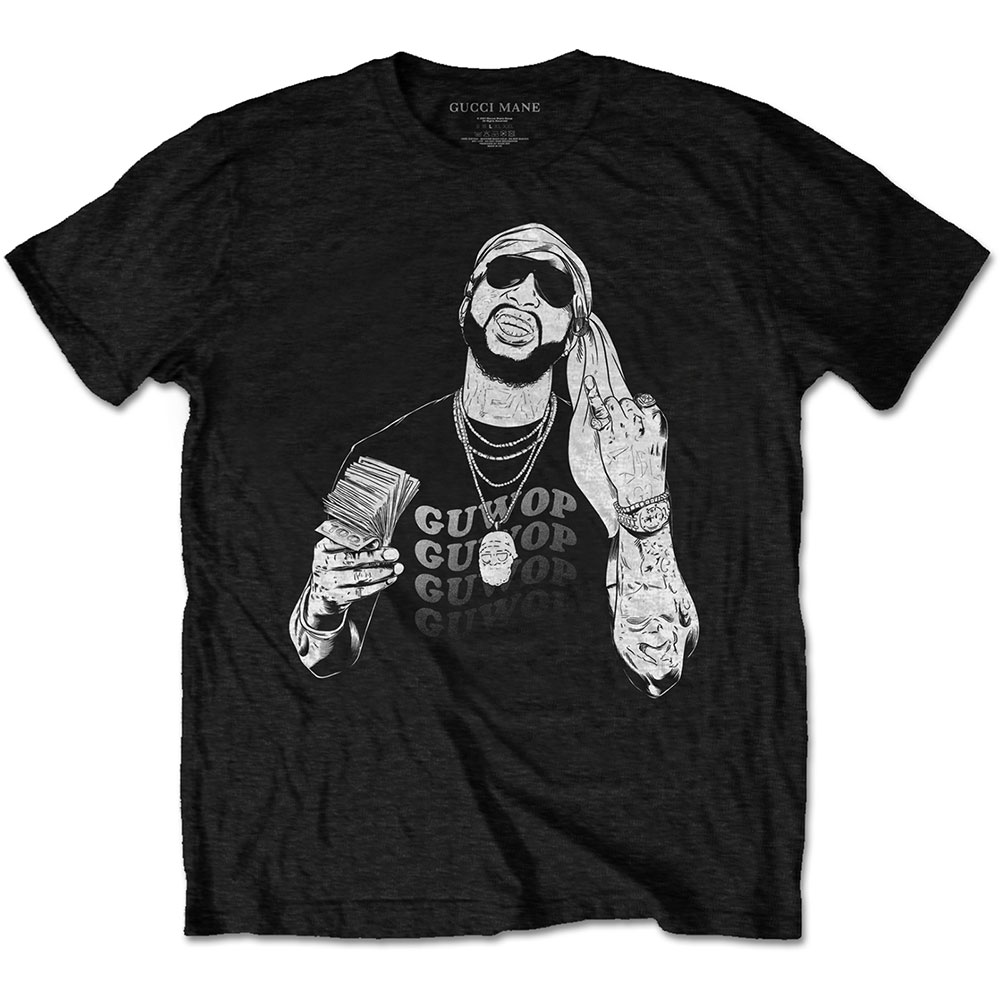 Tričko Gucci Mane - Pinkies Up, Unisex,Čierna,XXL