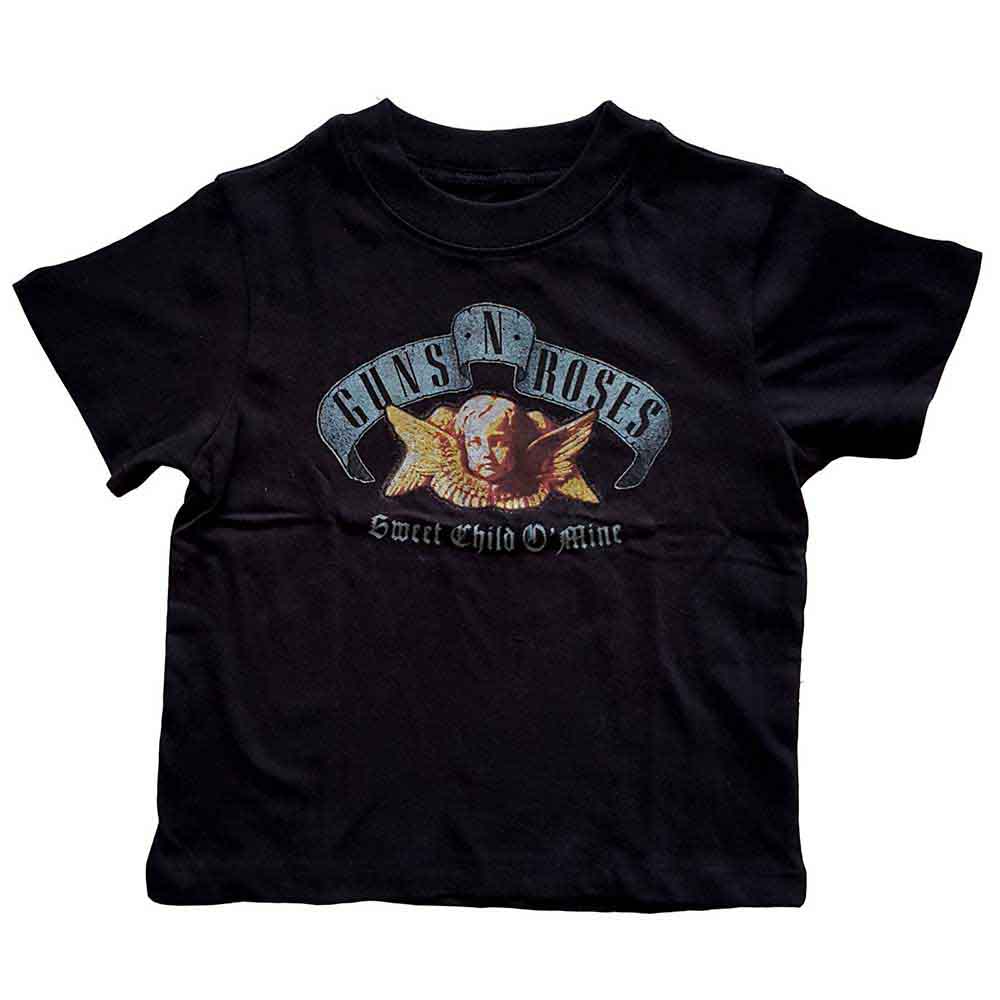Tričko Guns N’ Roses - Sweet Child O' Mine, Dieťa,Čierna,5 – 6 rokov