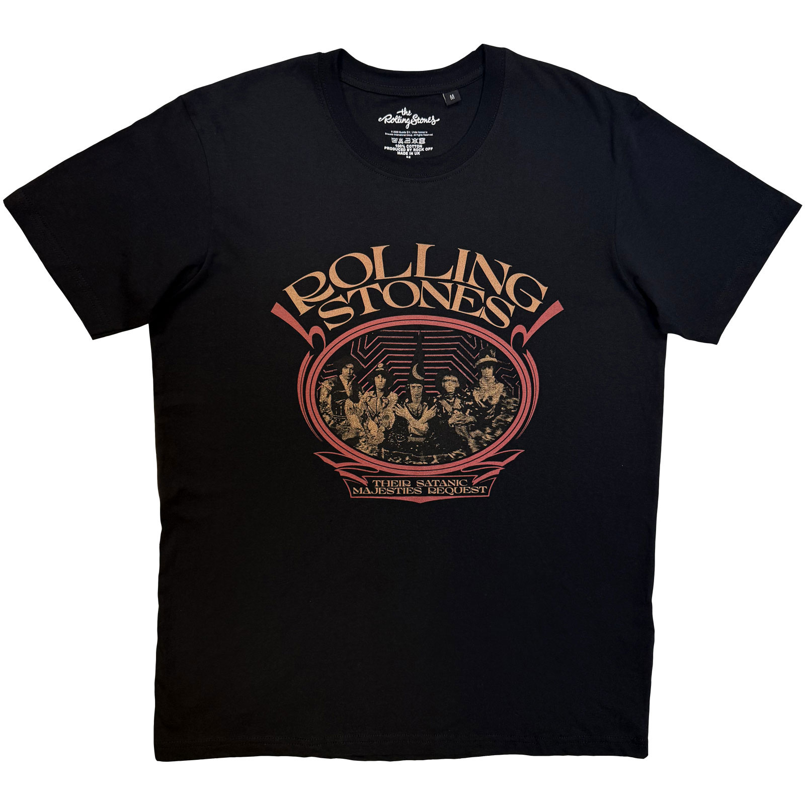 Tričko The Rolling Stones - Medieval Band, Unisex,Čierna,XXL