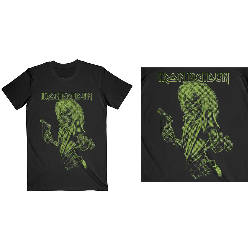 Tričko Iron Maiden - One Colour Eddie, Unisex,Čierna,XXL