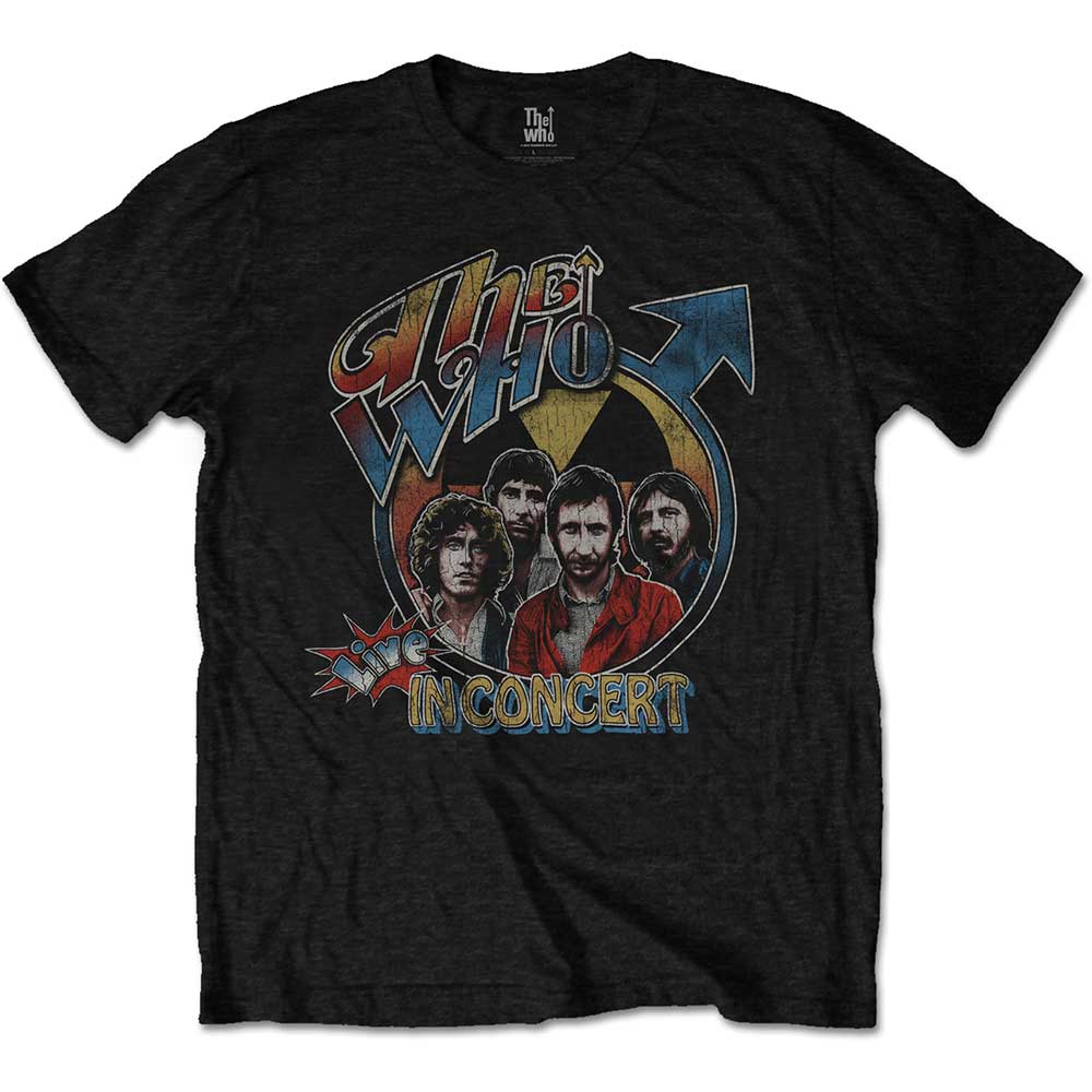 Tričko The Who - Live in Concert, Unisex,Čierna,L