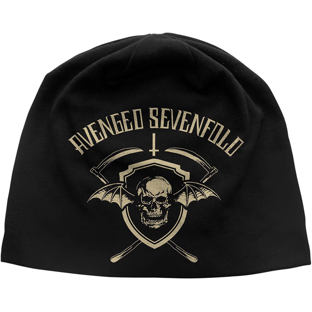 Čapica Avenged Sevenfold A7X - Shield, Unisex,Čierna,Univerzálna