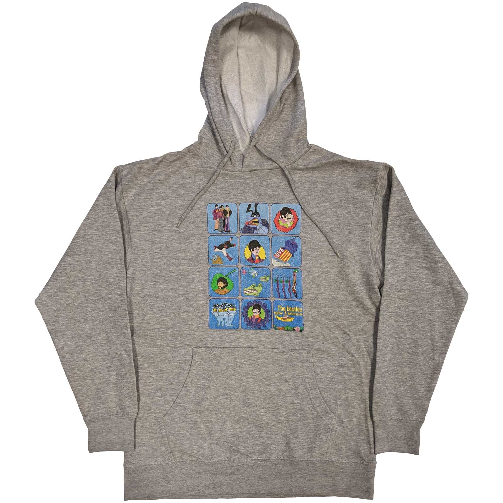 Mikina The Beatles - Sub Montage, Unisex,Šedá,XXL