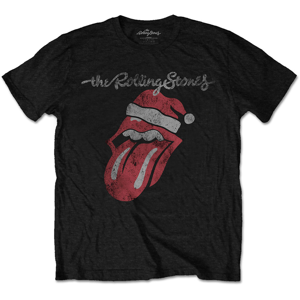 Tričko The Rolling Stones - Santa Lick, Unisex,Čierna,XXL